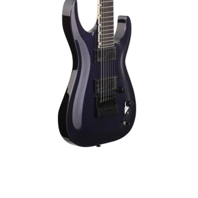 ESP LTD Brian Head Welch SH7 Evertune Electric Guitar See Thru Purple image 9