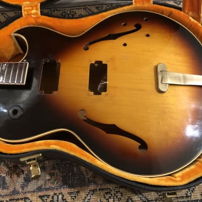 Vintage Gibson Es175-D 1966 1967 Sunburst OHSC Easy Project No Pickups image 2