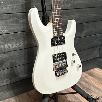 Schecter C-6 FR Deluxe Electric Guitar White image 2