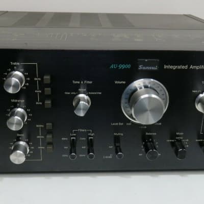 SANSUI AU-9900 INTEGRATED AMPLIFIER WORKS PERFECT SERVICED FULLY