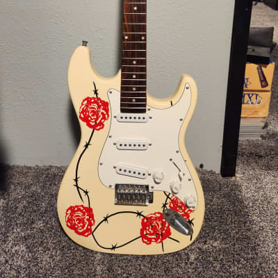 Mahar Roses Barbed Wire 90's Electric Guitar for sale