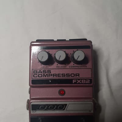 DOD FX-82 Bass Compressor Bass Guitar Effect Pedal image 4