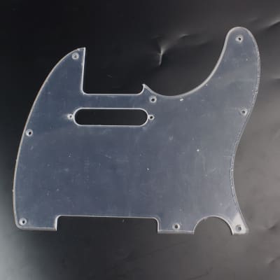 Replacement Guitar Pickguard For Tele Standard style ,1Ply Clear Transparent