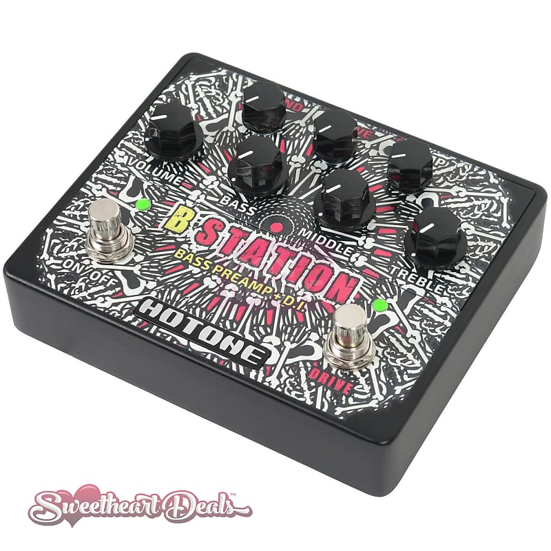 Hotone B Station Bass Preamp with Drive and Compression image 1