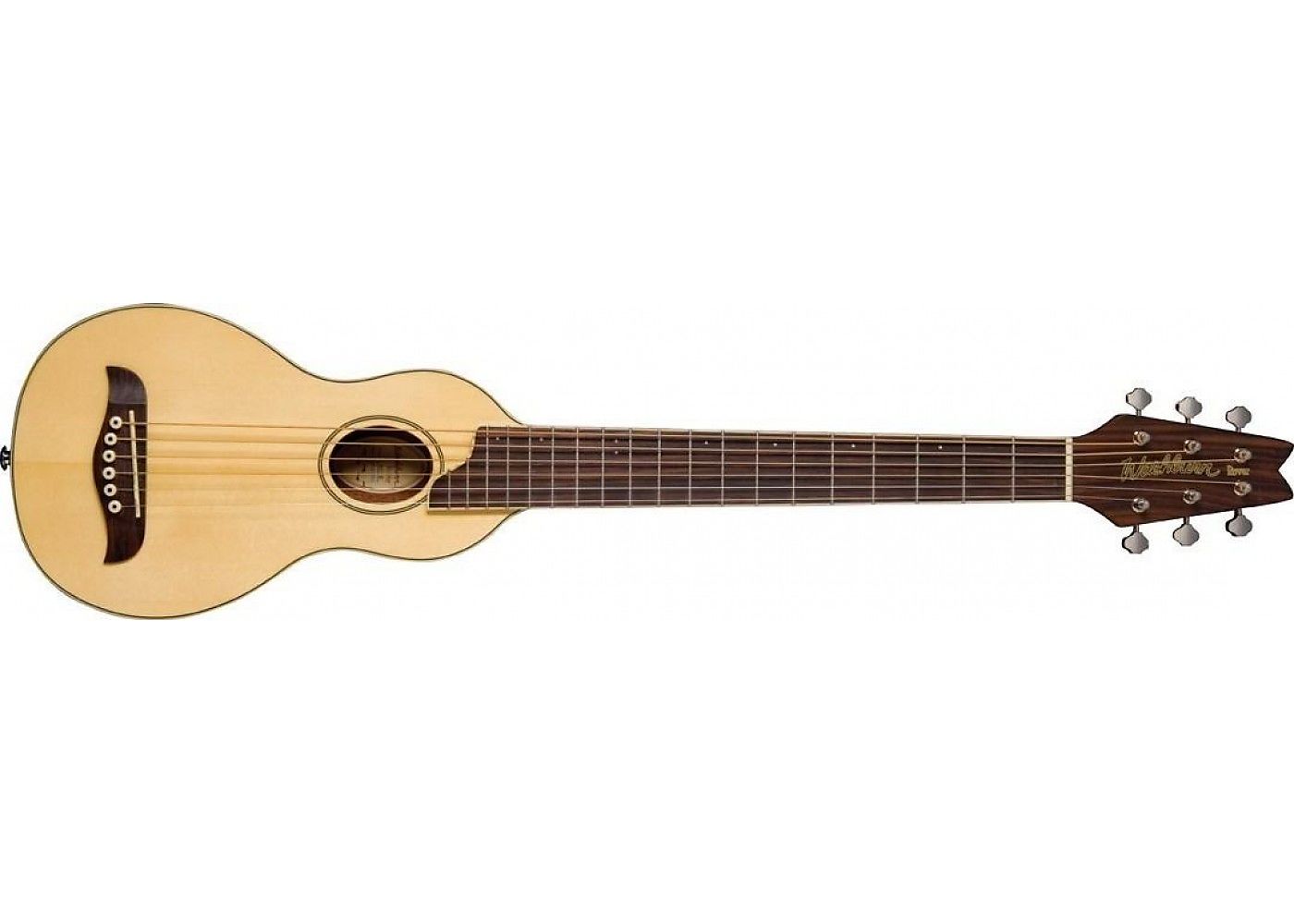 Washburn RO10 Rover Steel String Travel Acoustic Guitar Natural | Reverb