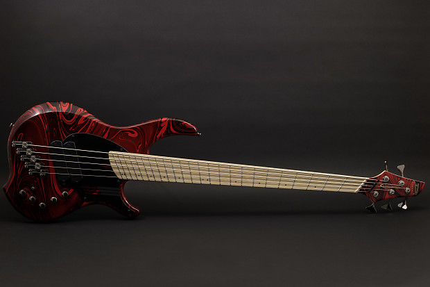 Dingwall NG2 Ferrari RED Swirl 5-String