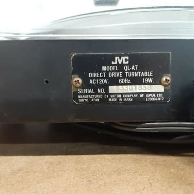JVC QL-A7 Quartz Locked Direct Drive Turntable image 11