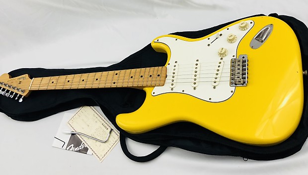 Fender Stratocaster ST-43 Japan MIJ 1993, Rebel Yellow | Reverb