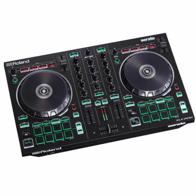 Roland DJ-202 Serato DJ Controller + 12" Active Speakers + Carrying Bag Pack image 3