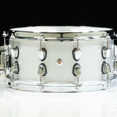 Mapex Saturn Evolution 14x6.5 Maple/Walnut Snare - Iridium Silver image 3
