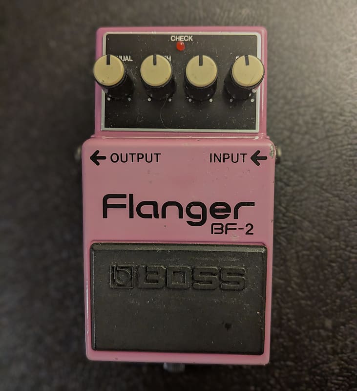 Boss BF-2 Flanger (Green Label) 1984 - 1990 - Purple image 1