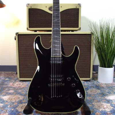Schecter C-1- Blackjack - Electric Guitar – Gloss Black – W/Gigbag image 2