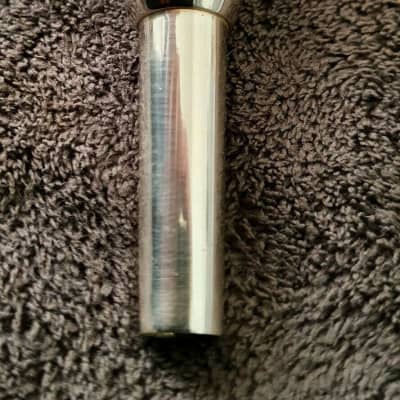 MARTIN 7 cornet mouthpiece, silver and gold 24K plated image 3