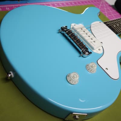 Harley Benton DC-Junior FAT Neck Benton Blue 2021 Amazing
