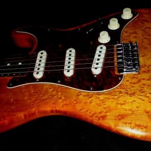 Eric Brown Super Strat 2003 Birds' Eye Maple. ALL HANDMADE. Trades welcome. Beautiful. image 14