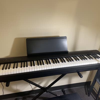 Roland FP-30X 88 Keys Portable Digital Piano, Black with Monitor Headphones, Stand, Bench, Pedal and Dust cover