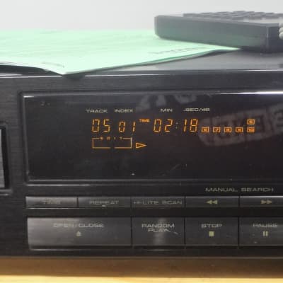 Single Disc Pioneer CD Player PD-4550 w Remote & Manual - Burr Brown PCM1700P DAC - image 1