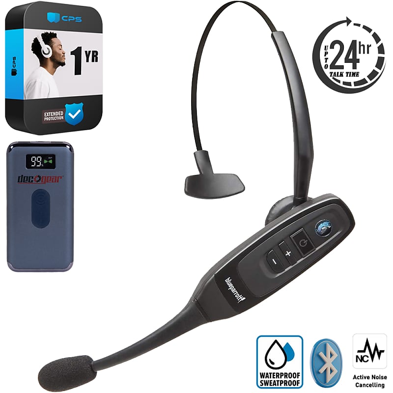 BlueParrott C400 XT Bluetooth Mono NC Convertible Headset Power