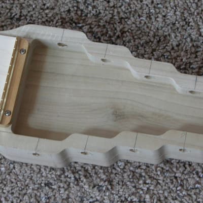 S10-23 scale Slide Steel Lap Guitar Kit usa DIY Builds StringThrough Brass Nut&Bridge GeorgeBoards™2 image 6