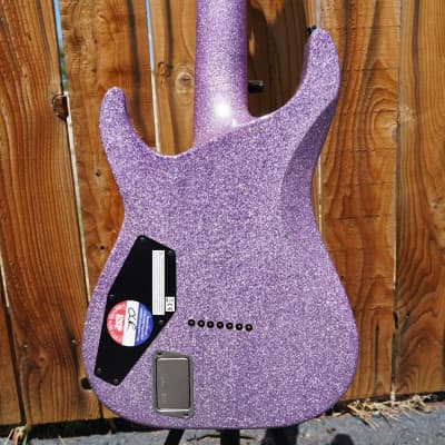 ESP E-II HORIZON NT-7B Hipshot Purple 7-String Electric Guitar w/ Case image 12