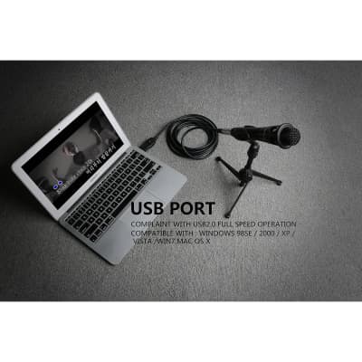 USB Microphone Cable 9FT,USB Male to XLR Female Mic Link Converter Quality  Pro