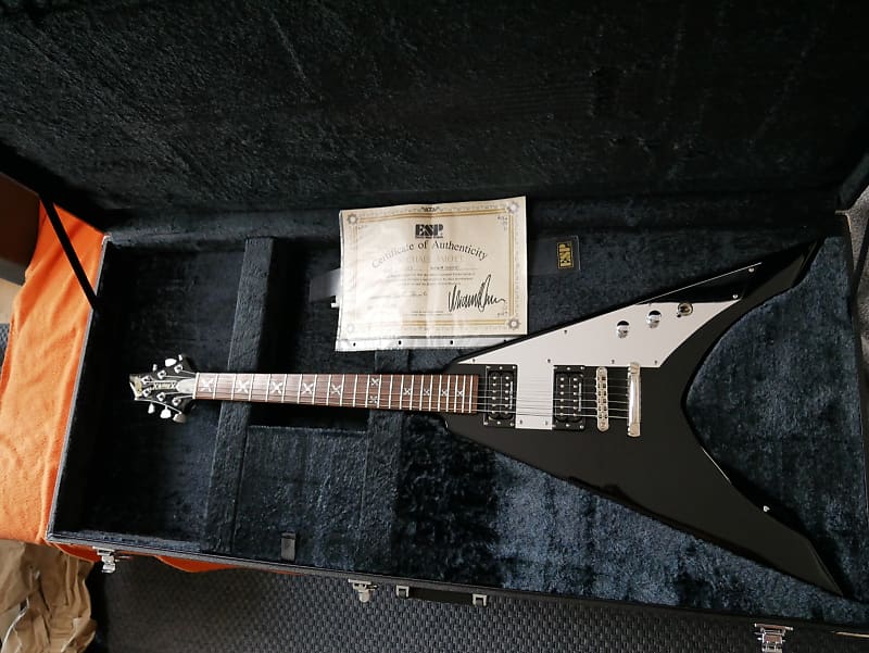 ESP Ninja Michael Amott Signatur V 2006 - Black | Reverb