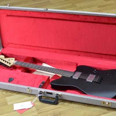 Fender Artist Jim Root Jazzmaster Flat Black Electric Guitar & Case image 9