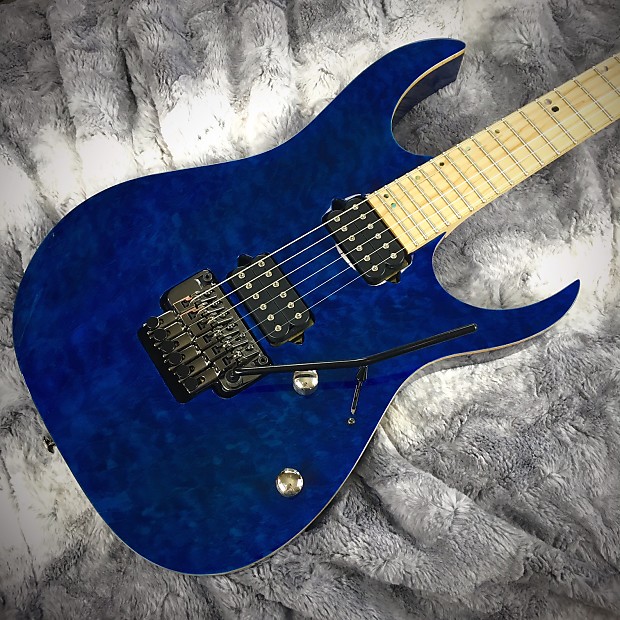 Ibanez RG920MQM Very Rare Maple Fretboard Guitar Cobalt Blue Surge