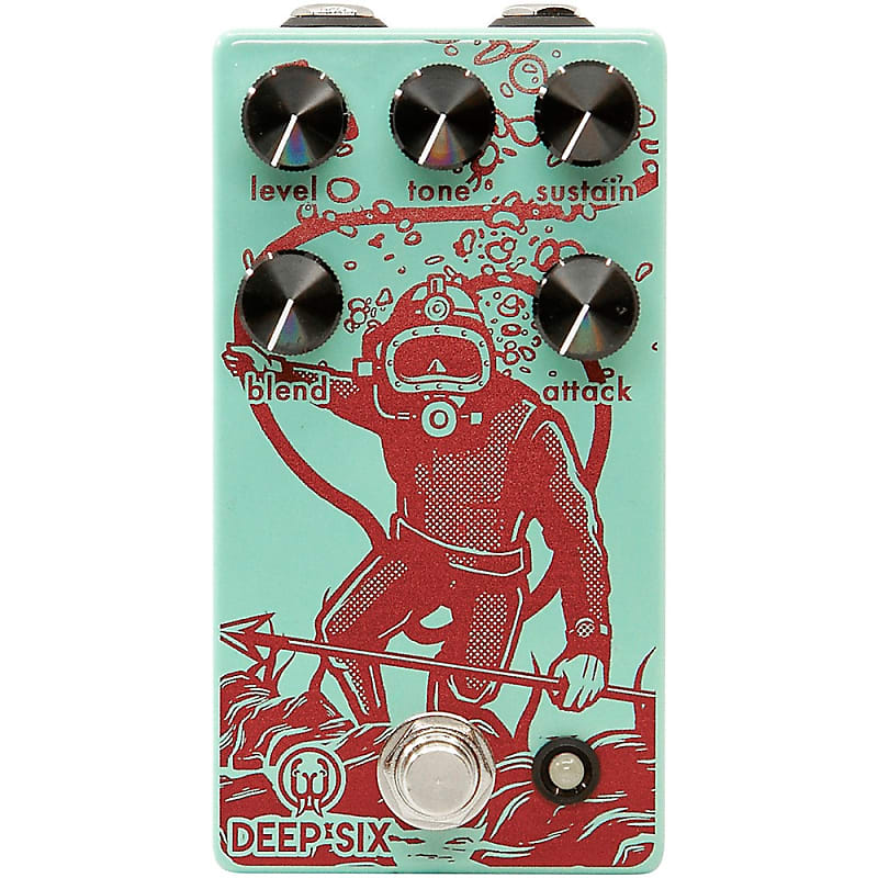 Walrus Audio Deep Six V3 Compressor Effects Pedal | Reverb