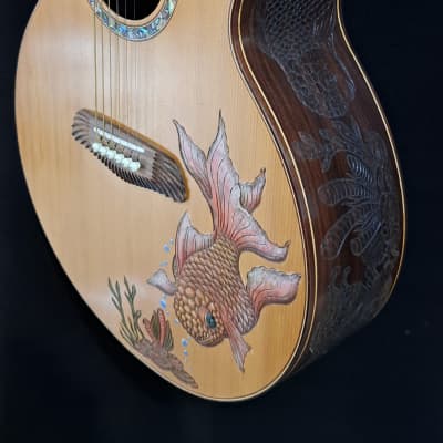 Blueberry Handmade Acoustic Guitar Grand Concert for sale