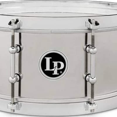 Latin Percussion Stainless Steel Salsa Snare Drum  - 5.5"x13" image 1
