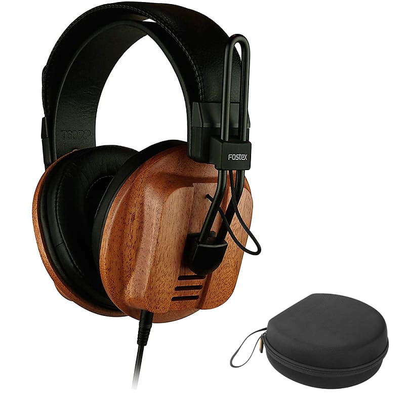Fostex T60RP RP Stereo Headphones (African Mahogany Wood Housings 