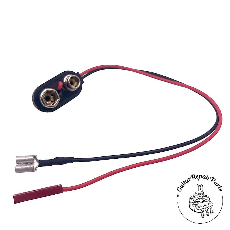 EMG Solderless 9 Volt Battery Cable - 7 Inches image 1