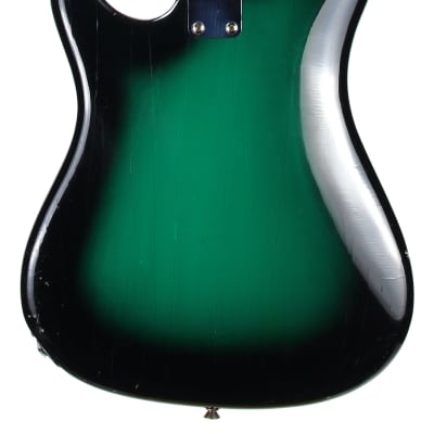 1960s Galanti Kapa Made in Italy Green Burst Gemelli Polverini Vintage Electric Guitar | Green Burst! Hopf Crucianelli image 10