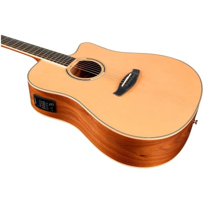 Tanglewood DBT D CE BW Dreadnought Acoustic-Electric Guitar Natural image 3