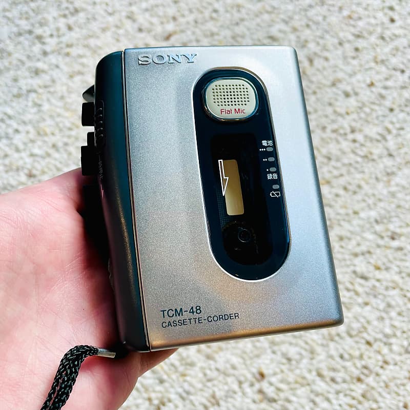 ポータブルプレーヤー SONY TCM-48 Cassette-Corder Cassette-corder SONY TCM-48 (demo) - YouTube