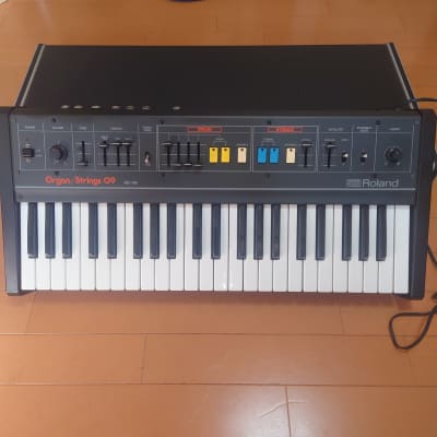 Roland RS-09 MKII 44-Key Organ / String Synthesizer 1980s - Black with Colored Buttons