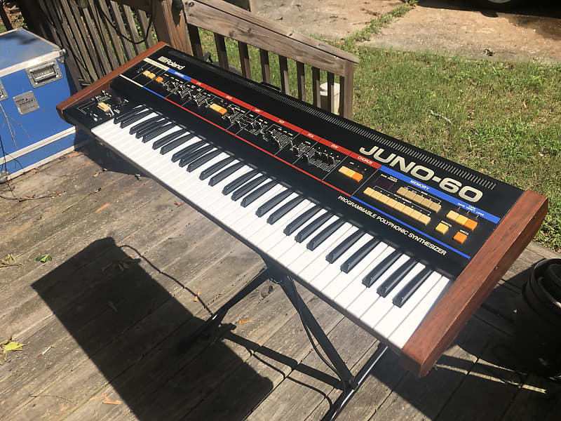 Roland Juno-60 61-Key Polyphonic Synthesizer W/ Case image 1