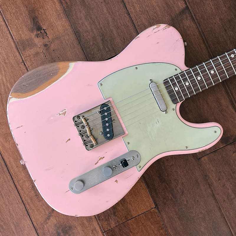 Nash Guitars Model T 63 Shell Pink Rosewood Neck Vsn128 Reverb