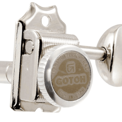 Gotoh Nickel SD91-MGT 6-in-line Vintage Style Locking Tuners TK 