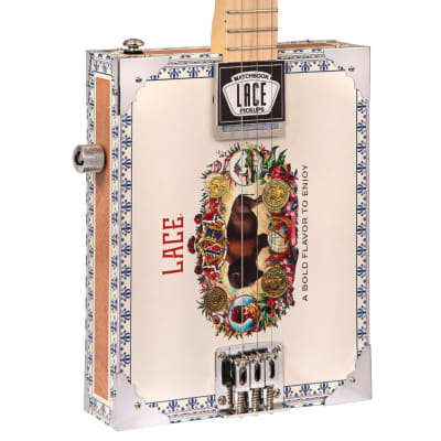 Lace Cigar Box Electric Guitar ~ 3 String ~ Buffalo Bill image 2