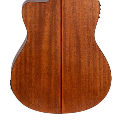 Valencia VC704CE 700 Series Solid Sitka Spruce Top Mahogany Neck 6-String Acoustic Electric Classical Guitar image 2