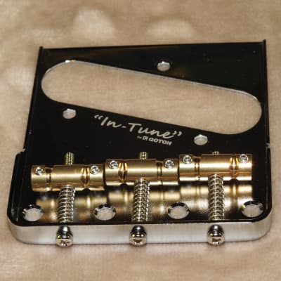 Gotoh BS-TC1S Chrome Finish Vintage Telecaster Bridge With In-Tune Brass Saddles Factory Packaging! image 9