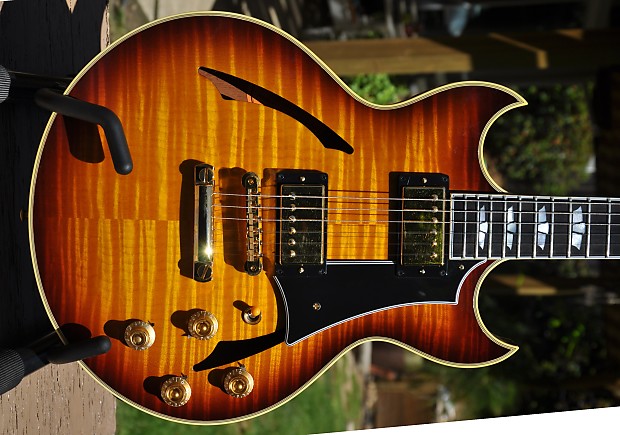 Gibson Johnny A Custom Shop Signature Guitar Sunset Glow Finish JA 216 w HSC Paperwork Candy E