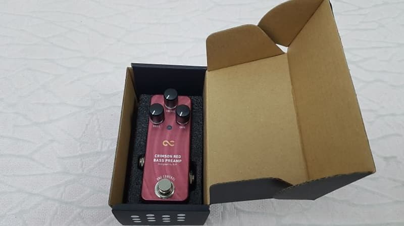 One Control Crimson Red Bass Preamp Pedal