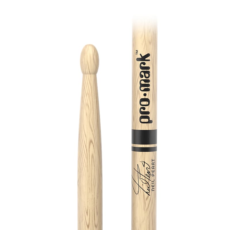 Pro-Mark Neil Peart 747 Shira Kashi Oak Drumstick, Wood Tip image 1