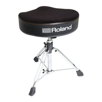 Roland RDT-S Saddle Drum Throne with 20-Inch to 27-Inch Height and Simple Height-Adjustment Collar image 1