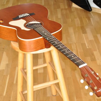 ART & LUTHERIE Legacy Havana Brown Q Discrete / Made In Canada / Acoustic-Electric Concert Size Guitar image 3