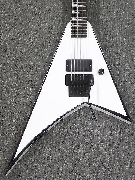 贈り物 White Snow Rhoads Randy RR24 Jackson with Bevels Black ギター