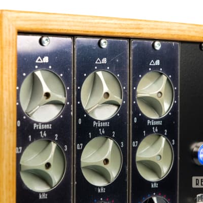 Telefunken W395 EQ 3-Channel Discrete Class A 3-Band Equalizer in Custom Wooden Box image 7